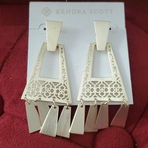 Brushed Gold Earrings